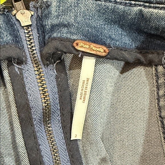 Free People Denim Blue Women's Skirt - Picture 3 of 5